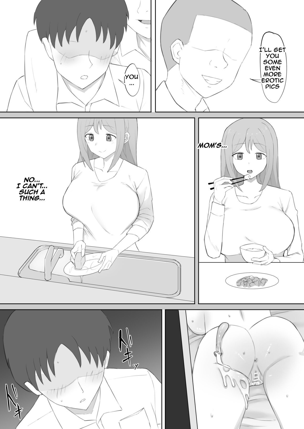 Hentai Manga Comic-Blackmailed Mother-Read-24